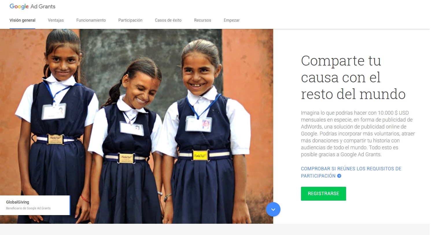 google add grants
